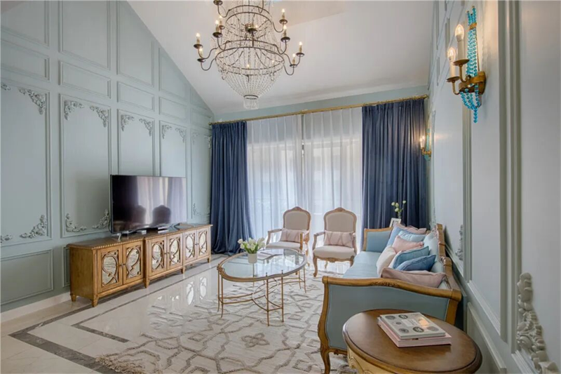 128㎡輕法式三居室實拍｜不浮夸、不堆砌，只有恰到好處的優(yōu)雅！